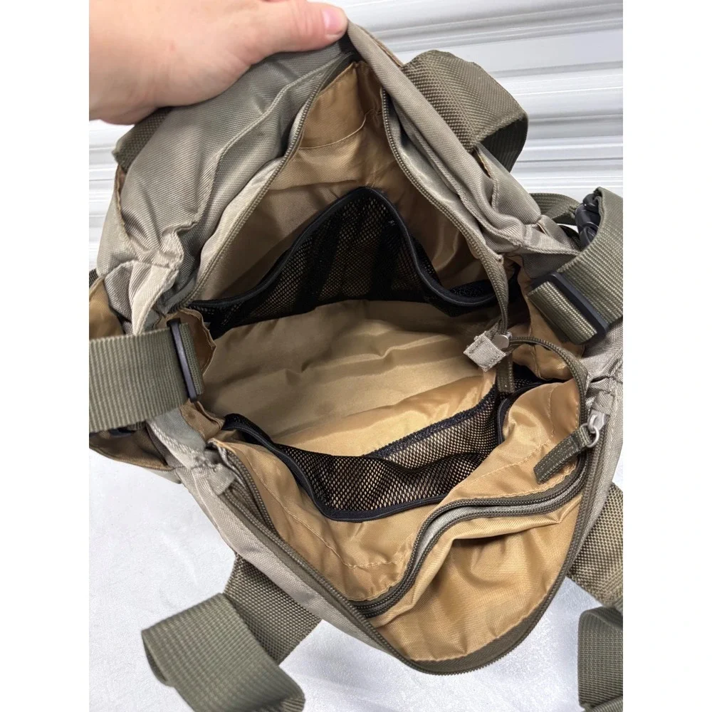Skip Hop Duo Signature Diaper Bag Olive Green Tote with Changing Pad